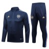 Arsenal Quarter Zip Ensemble Sweat d'Entraînement 2023-24 Bleue Pour Homme